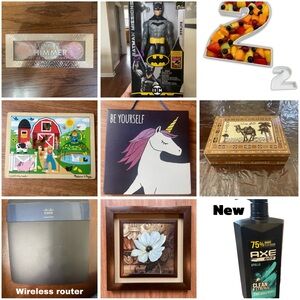 Pick 3 items for $15 . Everything for the house sale